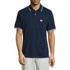 St. John's Bay Americana Short Sleeve Knit Polo Shirt