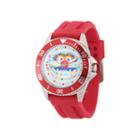 Disney Collection Mens Muppets Animal Red Rubber Strap Watch