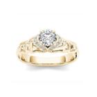 1/2 Ct. T.w. Round White Diamond 14k Gold Engagement Ring