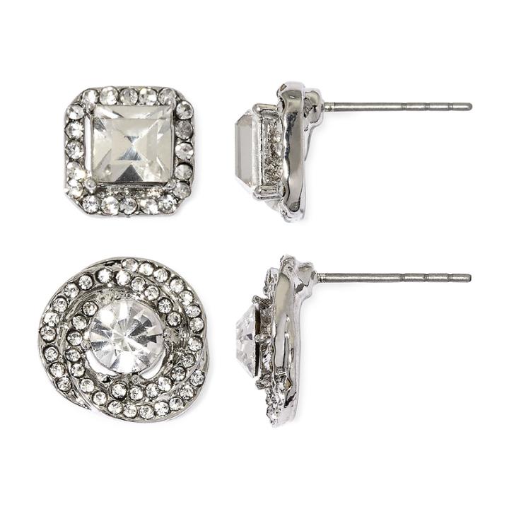 Sandra Magsamen Cubic Zirconia Stud 2-pr. Earring Set