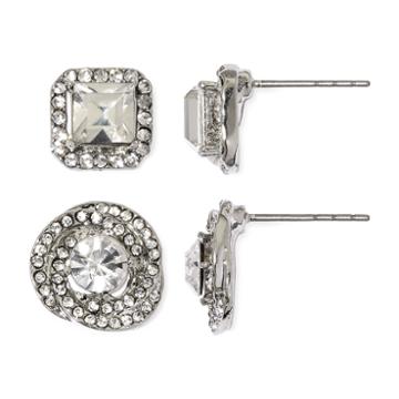 Sandra Magsamen Cubic Zirconia Stud 2-pr. Earring Set