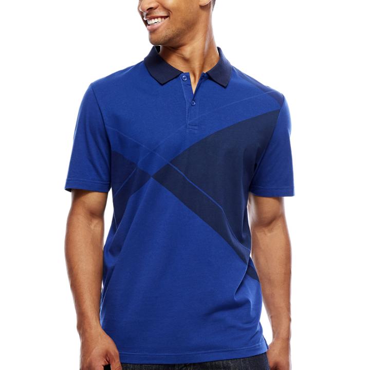 Argyleculture Short-sleeve Printed Jersey Polo Shirt
