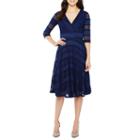 Melrose Elbow Sleeve Fit & Flare Dress