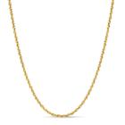 Made In Italy Solid 16 Inch Chain Necklace