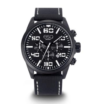 Esq Mens Black Strap Watch-37esq002101a