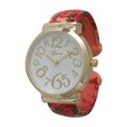 Olivia Pratt Womens Pink Strap Watch-513752coral