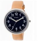 Simplify Unisex The 2600 Navy Dial Leather-band Watch Sim2607