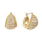 Monet Jewelry Clear Hoop Earrings