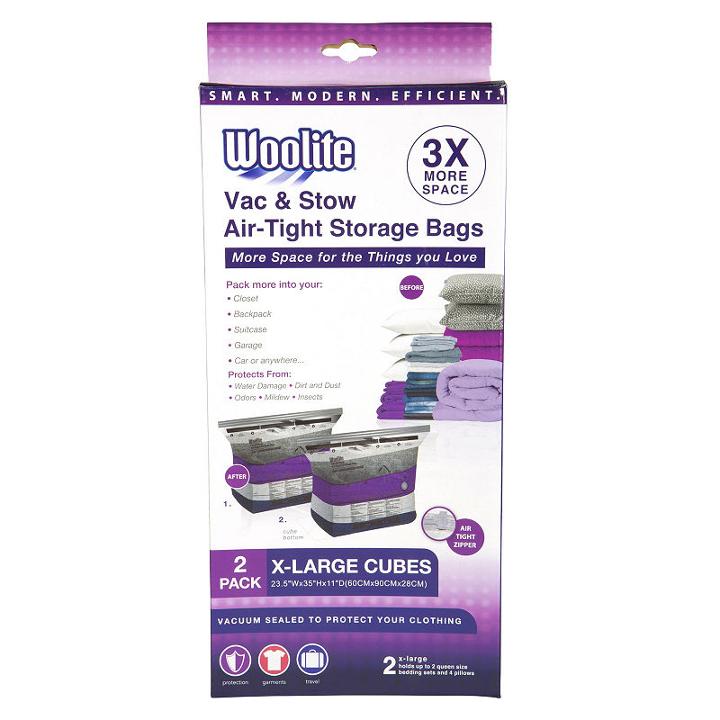 2 Piece Cube Xl Vacuum Storage 23.5 X 35 X 11