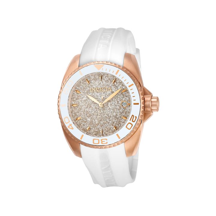 Invicta Womens White Strap Watch-22704