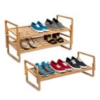 Honey-can-do 3-tier Nesting Bamboo Shoe Rack