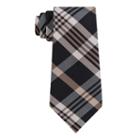 Van Heusen Made To Match Black Ground Plaid Tie