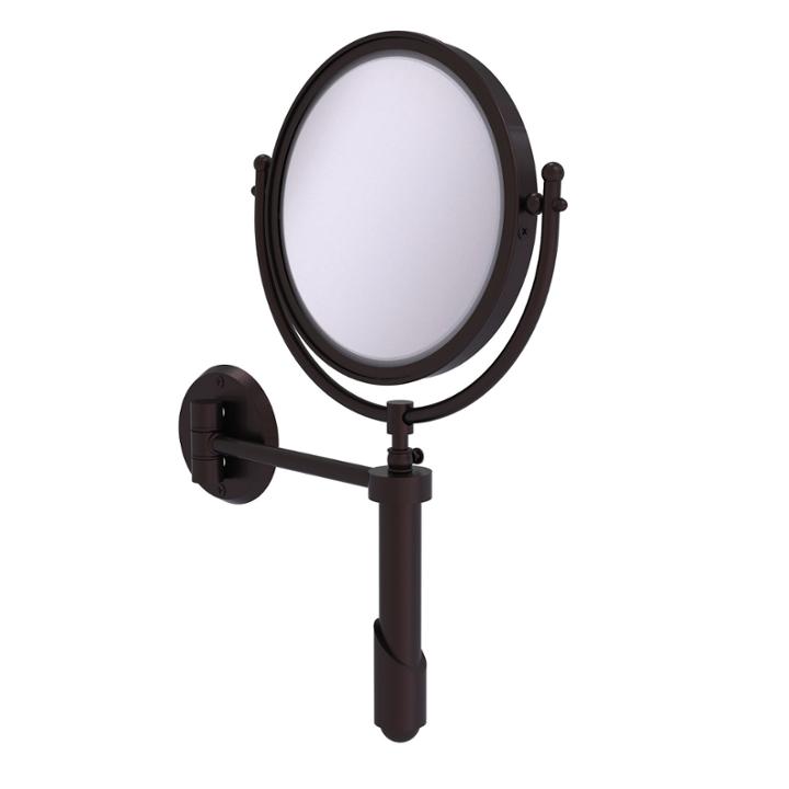 Allied Brass Soho Collection Wall Mounted Make-upmirror 8 Inch Diameter With 2x Magnification