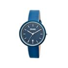 Crayo Womens Easy Navy Leather-band Watch With Date Cracr2407