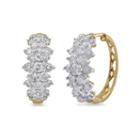 2 Ct. T.w. Round White Diamond 10k Gold Stud Earrings