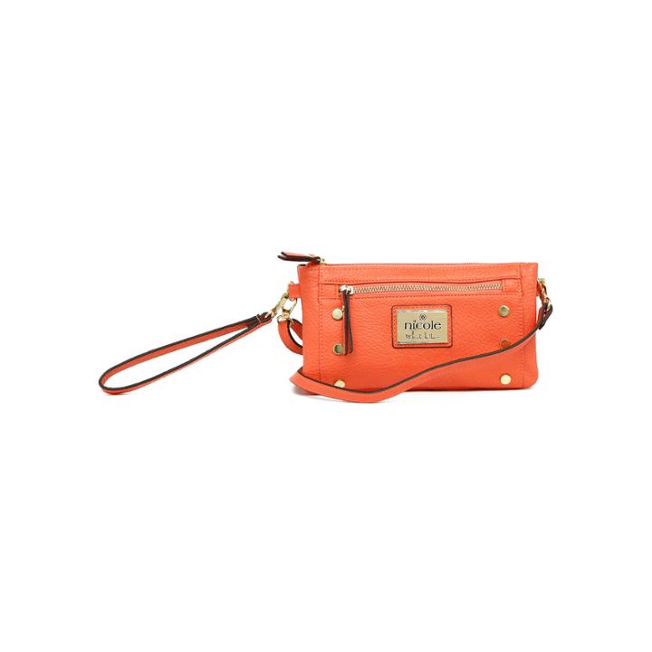 Nicole By Nicole Miller Mally Triple Pouch Wristlet Crossbody Bag