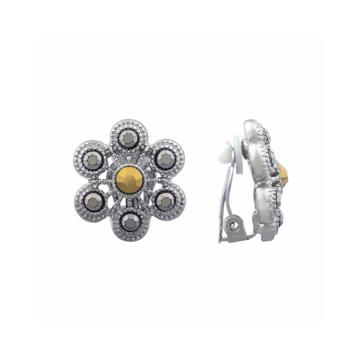 Liz Claiborne Marcasite Clip-on Earrings