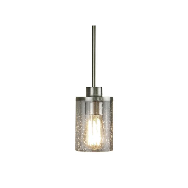 Iris 1-light Silver Pendant
