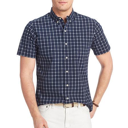 Izod Short-sleeve American Riviera Woven Shirt