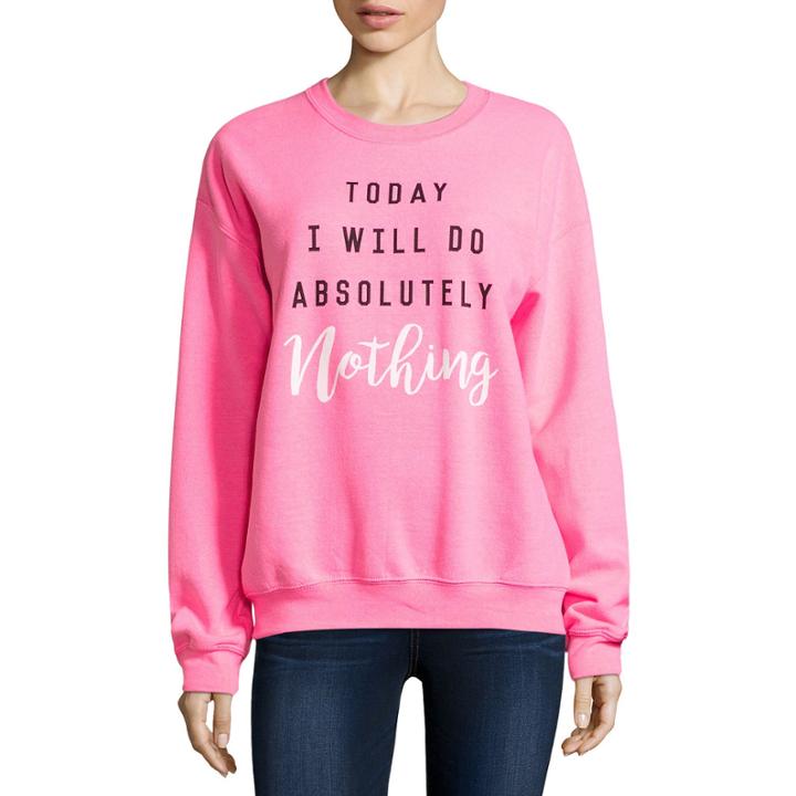 Hybrid Long Sleeve Sweatshirt-juniors