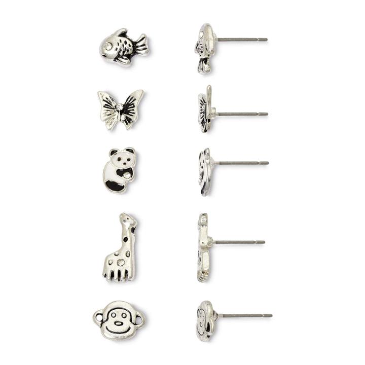 Mixit Land & Sea Critters 5-pr. Earring Set
