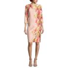 Worthington 3/4 Sleeve Scuba Dress