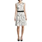Danny & Nicole 3/4 Sleeve Lace Shift Dress