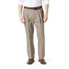 Dockers Classic Fit Signature Khaki Lux Cotton Stretch Pants - Pleated D3