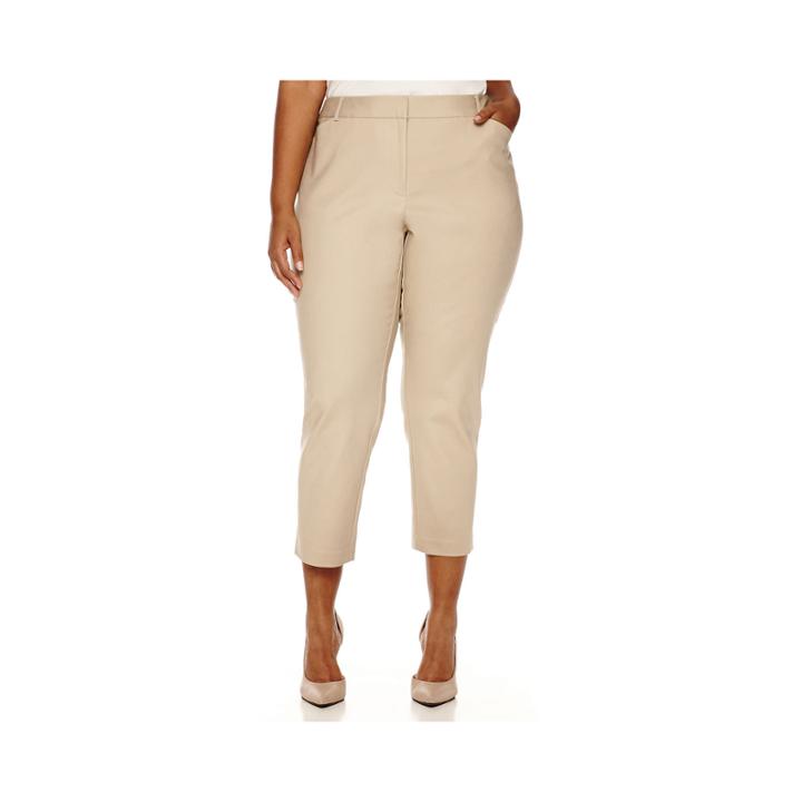 Liz Claiborne Classic Emma Crop Pants - Plus