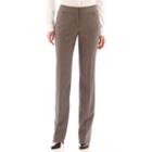 Worthington Split Wide-waistband Straight-leg Trouser Pants - Tall