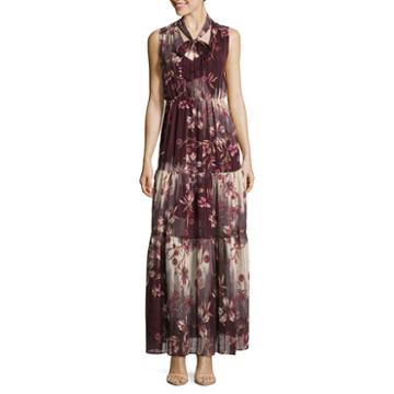 Weslee Rose Sleeveless Floral Maxi Dress