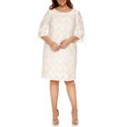 R & K Originals 3/4 Sleeve Sheath Dress-plus