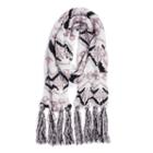Muk Luks Tribal Oblong Geometric Cold Weather Scarf