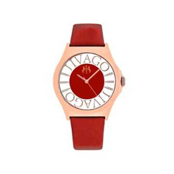 Jivago Womens Red Strap Watch-jv8436