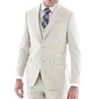 J.f. J Ferrar Regular Fit Bone Suit Jacket