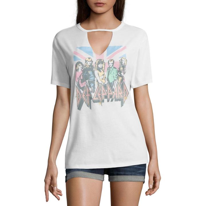 Def Leppard Graphic T-shirt- Juniors