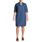 Luxology Short Sleeve Shirt Dress-plus