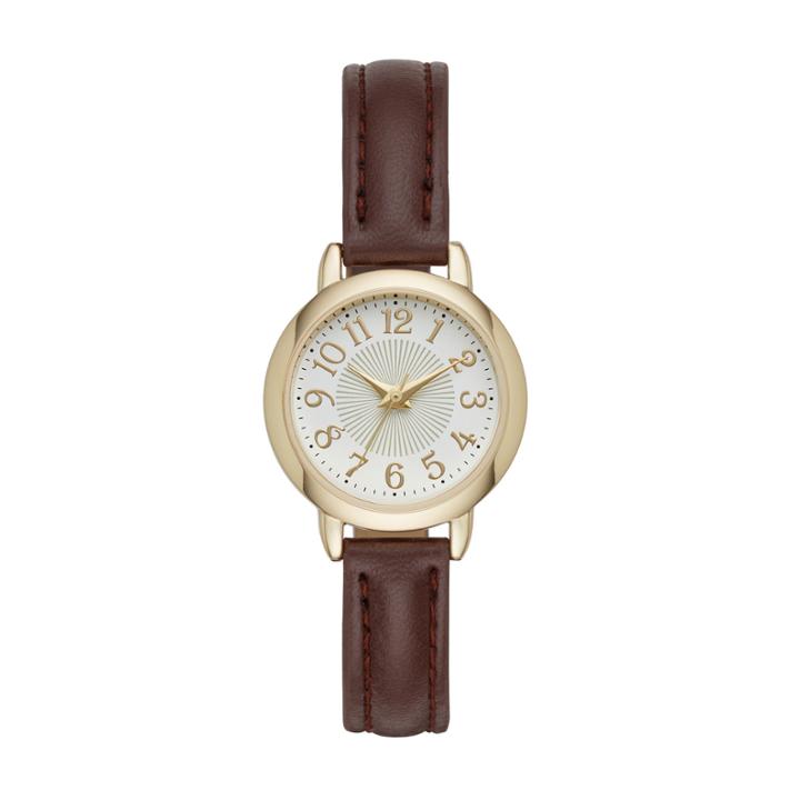 Womens Brown Strap Watch-fmdjo110
