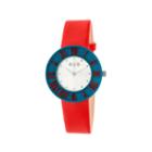 Crayo Womens Prestige Red Strap Watch Cracr3107