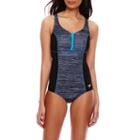 Speedo Textured Touchback One-piece Swimsuit