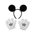 Mickey Ears With Gloves Set