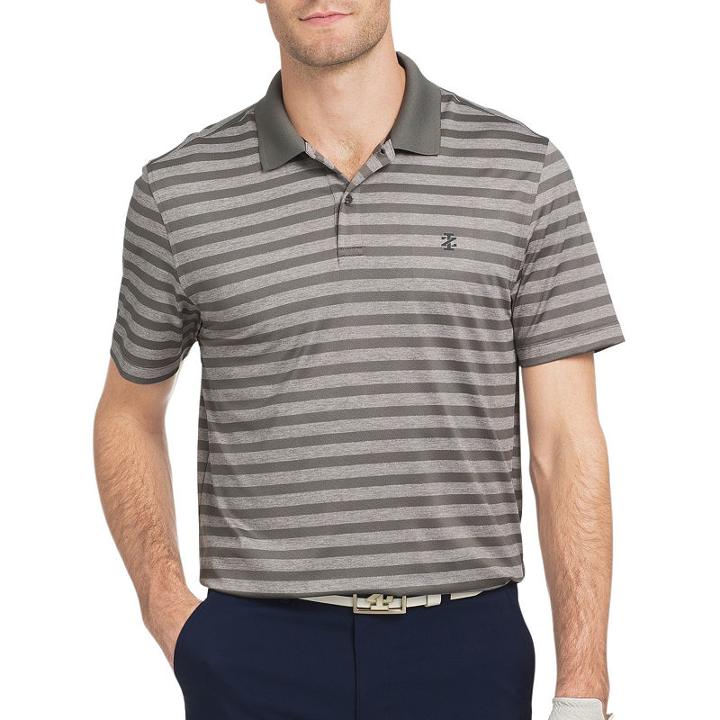 Izod Golf Ace Feeder Stripe Short Sleeve Polo