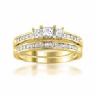 Womens 1 1/2 Ct. T.w. Diamond White Bridal Set