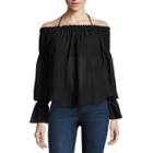 Buffalo Jeans Tie Front Off The Shoulder Top