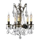 Windsor Collection 5 Light Clear Crystal Chandelier