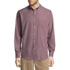 St. John's Bay Long Sleeve Gingham Button-front Shirt