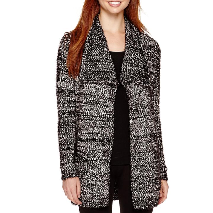I Jeans By Buffalo Long-sleeve Open Cardigan