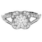 Limited Quantites Womens 5/8 Ct. T.w. White Diamond 14k Gold Cocktail Ring