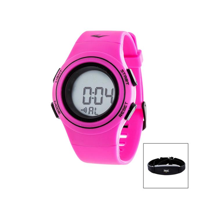 Everlast Womens Pink Heart Rate Watch