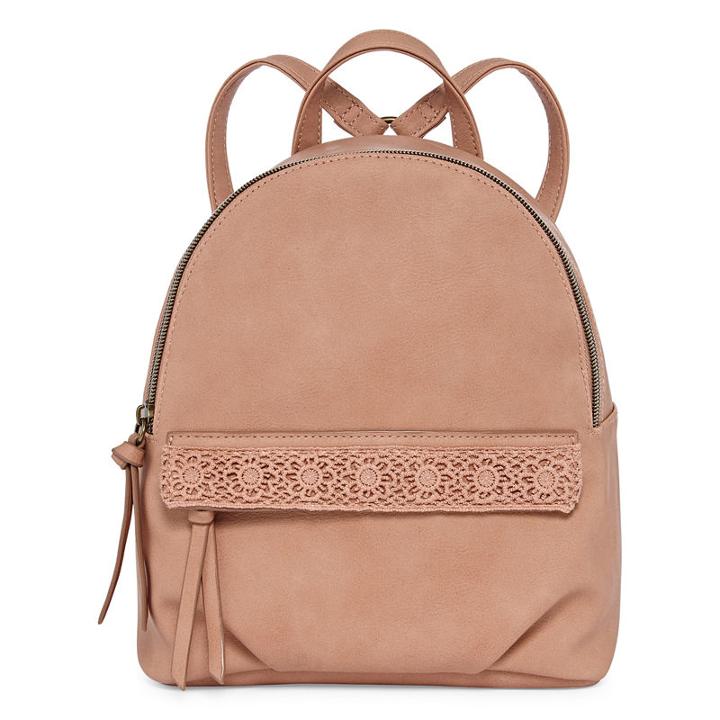 T-shirt & Jeans Crochet Trim Backpack